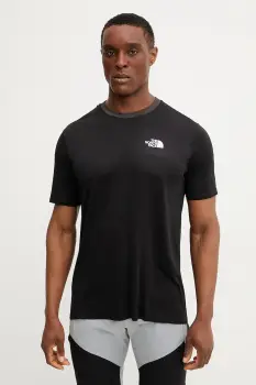 The North Face tricou sport Valday Tech culoarea negru, uni, NF0A8BT8JK31 imagine