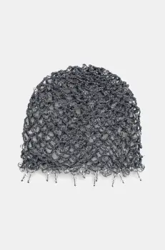 The Sleeper caciula culoarea argintiu, din tesatura neteda, HC2475MH imagine