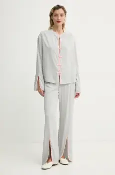 The Sleeper pijama femei, culoarea gri, LSSP03P011M imagine