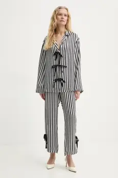 The Sleeper pijama femei, culoarea negru, satin, HC2436PhSS imagine