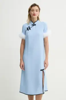 The Sleeper rochie midi, drept, DRDR03P010F imagine