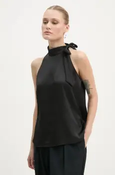 Theory bluza femei, culoarea negru, neted, O1005507 imagine