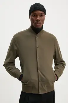 Theory geaca bomber barbati, culoarea verde, de tranzitie, L0697406 imagine