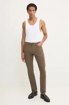 Theory pantaloni barbati, culoarea verde, drept, L0774201 imagine