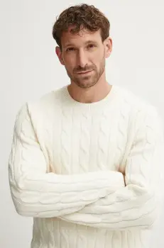 Theory pulover de lana barbati, culoarea bej, O0981705 imagine