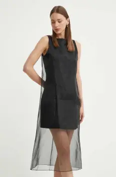 Theory rochie culoarea negru, mini, drept imagine