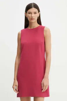 Theory rochie culoarea roz, mini, drept, J1109608 imagine