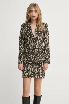 Theory sacou culoarea bej, un singur rand de nasturi, cu imprimeu, O0801115 imagine