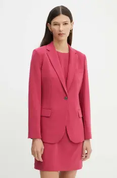 Theory sacou culoarea roz, un singur rand de nasturi, neted, J0709113 imagine