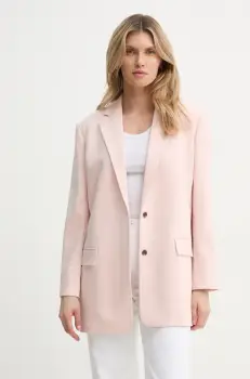 Theory sacou culoarea roz, un singur rand de nasturi, neted, O1109105 imagine