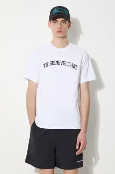 thisisneverthat tricou Arch-Logo Tee barbati, culoarea alb, cu imprimeu, TN240TTSST04 imagine