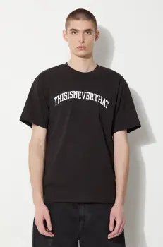 thisisneverthat tricou Arch-Logo Tee barbati, culoarea negru, cu imprimeu, TN240TTSST04 imagine