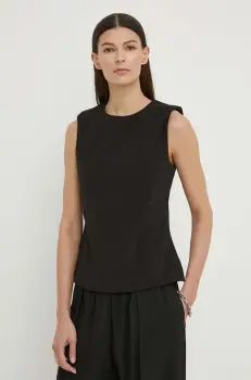 Tiger Of Sweden bluza femei, culoarea negru, neted imagine