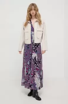 Tiger Of Sweden geaca femei, culoarea bej, de tranzitie imagine