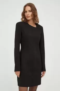 Tiger Of Sweden rochie culoarea negru, mini, drept imagine