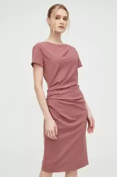 Tiger Of Sweden rochie culoarea roz, mini, drept imagine