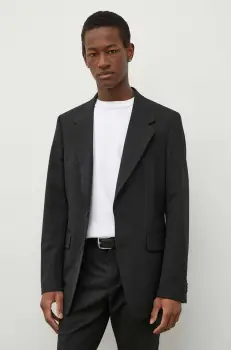 Tiger Of Sweden sacou din lana culoarea negru imagine