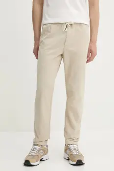 Timberland pantaloni de bumbac culoarea bej, mulata, TB0A2F6BEOH1 imagine