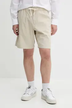 Timberland pantaloni scurti din bumbac culoarea bej, TB0A2FD5EOH1 imagine