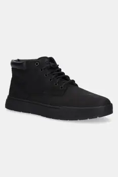 Timberland pantofi din nubuc Maple Grove culoarea negru, TB0A658N0011 imagine