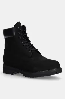 Timberland pantofi din nubuc Premium 6 Inch culoarea negru, TB100730011 imagine
