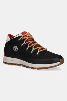 Timberland pantofi Sprint Trekker Mid Fab Waterproof culoarea negru, TB1A61QG0151 imagine