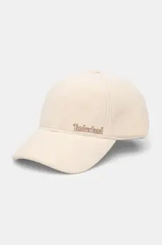 Timberland sapca culoarea bej, neted, TB0A61M2EFL1 imagine