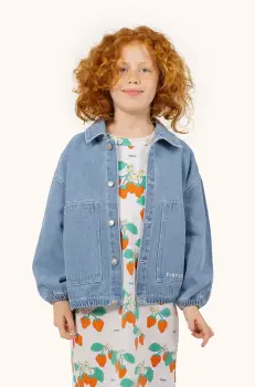 Tinycottons geaca de blugi pentru copii GRAPHIC DENIM JACKET SS25-241 imagine