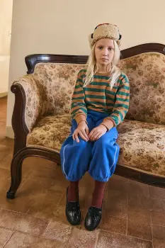 Tinycottons pantaloni de trening din bumbac pentru copii CONTRAST SWEATPANT AW25-257 imagine