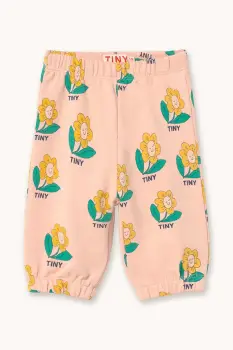 Tinycottons pantaloni de trening din bumbac pentru copii TINY FLOWER BABY SWEATPANT imagine