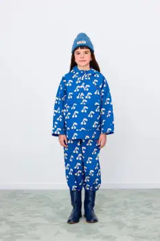 Tinycottons pantaloni de trening pentru copii CHERRIES WOVEN SWEATPANT cu imprimeu, AW25-189 imagine