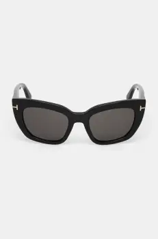 Tom Ford ochelari de soare Athena femei, culoarea negru, FT1190_5301A imagine