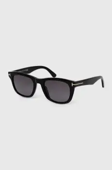 Tom Ford ochelari de soare barbati, culoarea negru, FT1076_5401B imagine