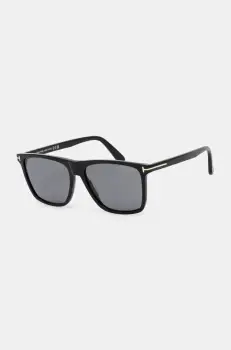Tom Ford ochelari de soare Fletcher barbati, culoarea negru, FT0832_5701D imagine