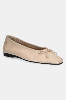 Tommy Hilfiger balerini de piele BALLERINA SOFT LEATHER imagine