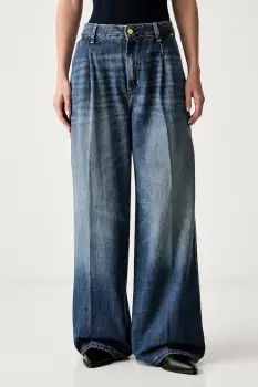 Tommy Hilfiger blugi wide leg pentru femei imagine