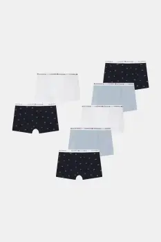 Tommy Hilfiger boxeri pentru copii din bumbac cu elastan pachet de 7 imagine