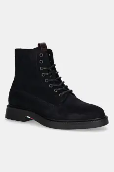 Tommy Hilfiger cizme din piele intoarsa COMFORT LWT SDE BOOT imagine