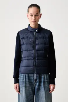 Tommy Hilfiger geaca cu puf pentru femei cu amestec de lana imagine