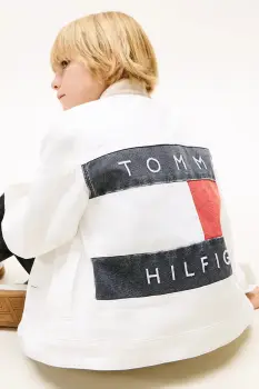 Tommy Hilfiger geaca de blugi pentru copii imagine