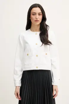 Tommy Hilfiger geaca de blugi pentru femei, din bumbac imagine