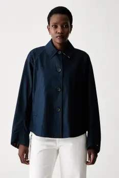 Tommy Hilfiger geaca de tranzitie pentru femei cu bumbac imagine