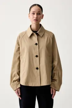 Tommy Hilfiger geaca de tranzitie pentru femei cu bumbac imagine