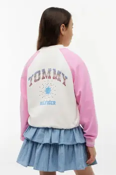 Tommy Hilfiger geaca varsity pentru copii imagine