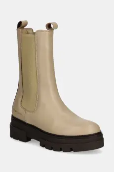 Tommy Hilfiger ghete chelsea de piele MONOCHROMATIC CHELSEA BOOT imagine