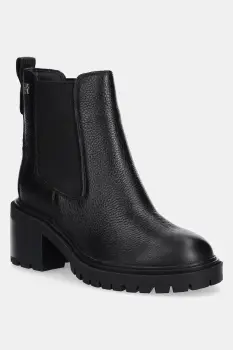 Tommy Hilfiger ghete chelsea de piele TH LEATHER CHELSEA CLEATED HEEL imagine