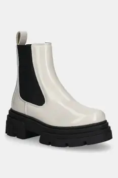 Tommy Hilfiger ghete chelsea de piele TH SHINY LEATHER CHELSEA imagine