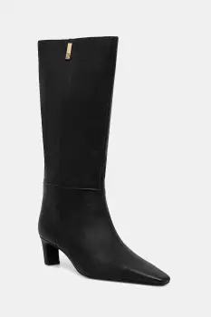 Tommy Hilfiger ghete de piele SQUARE TOE KITTEN LONG imagine