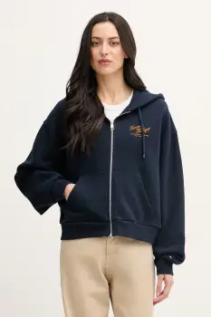 Tommy Hilfiger hanorac cu fermoar pentru femei, din bumbac imagine