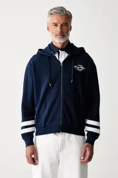 Tommy Hilfiger hanorac cu fermoar si gluga pentru barbati imagine